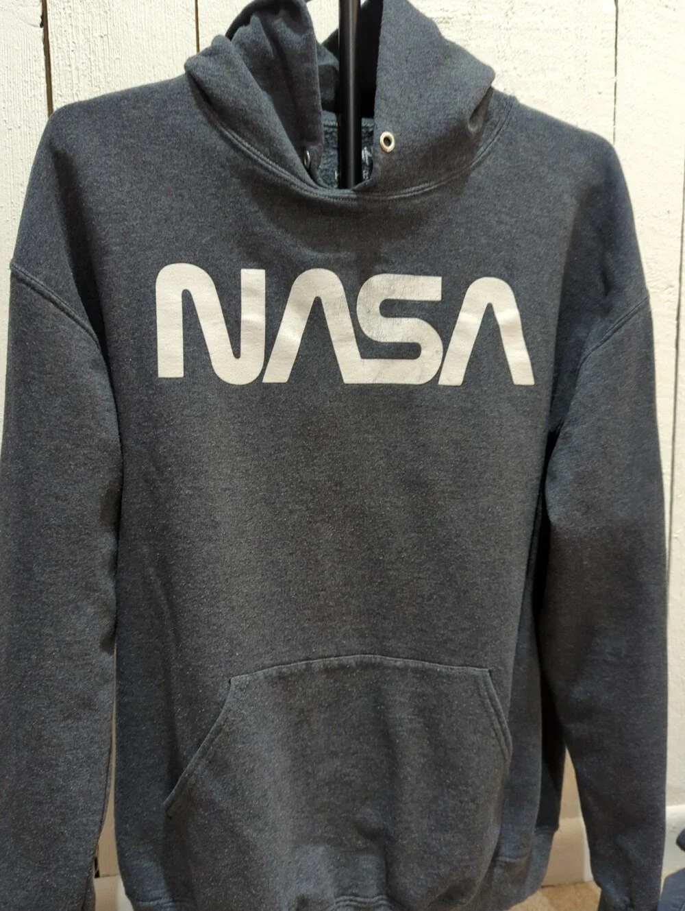 Hyper Space NASA Hoodie Size Large Sleeve Detail